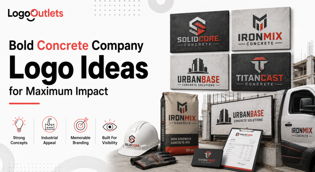 Bold Concrete Company Logo Ideas for Maximum Impact