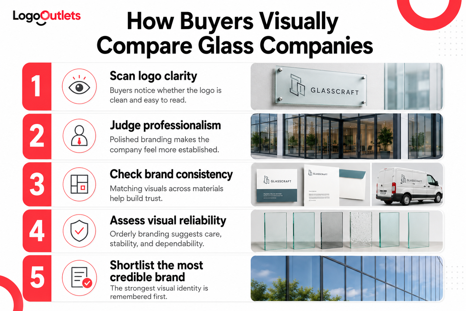 glass company logo ideas