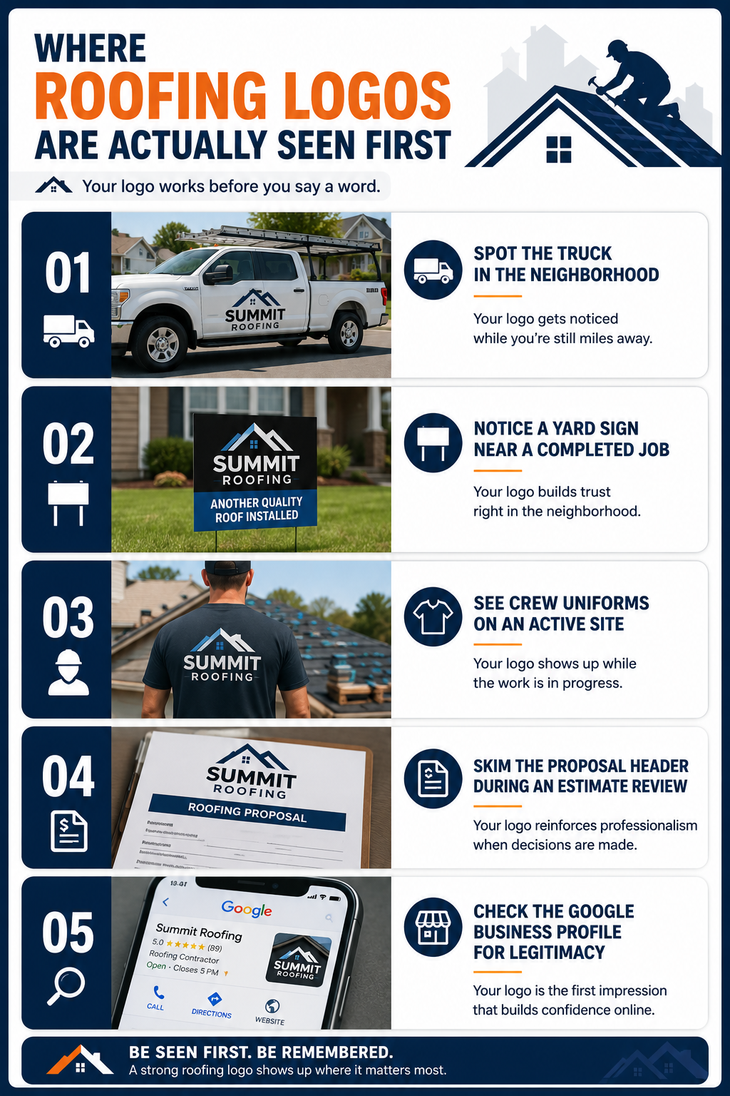 roofing company logo ideas