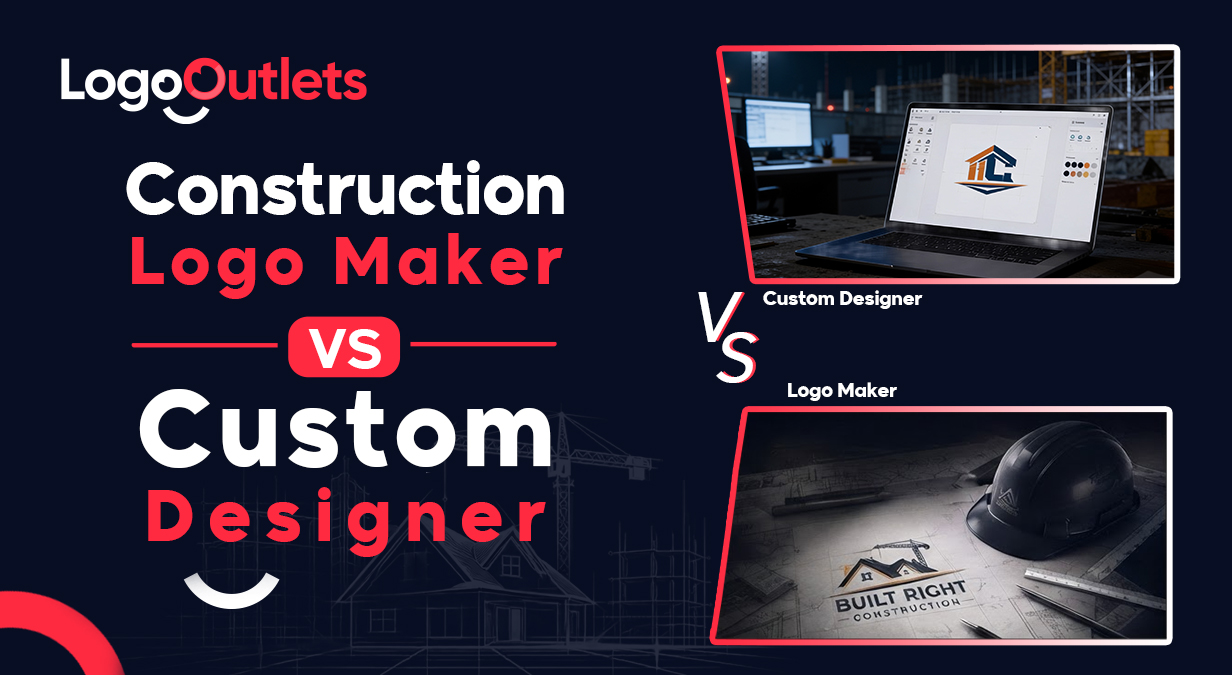 Construction Logo Maker vs Custom Designer – What Actually Wins Jobs