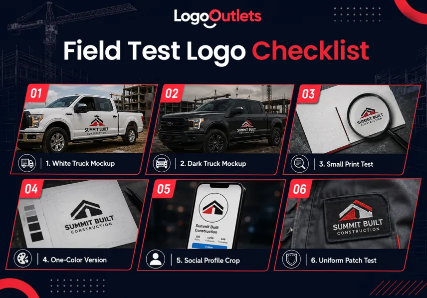 field test logo checklist