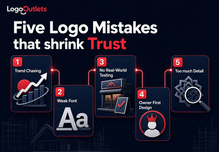 five logo mistakes that shrink trust