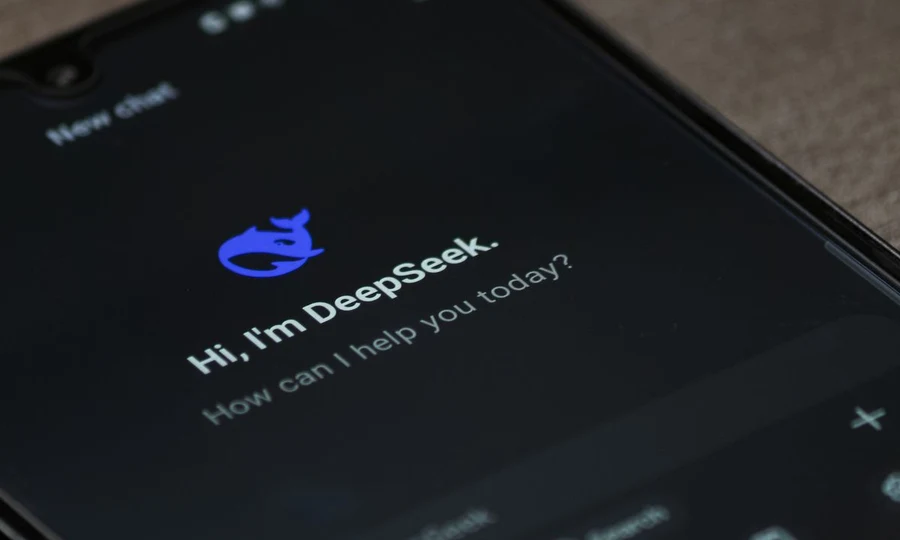 Smartphone screen displaying an AI chatbot interface