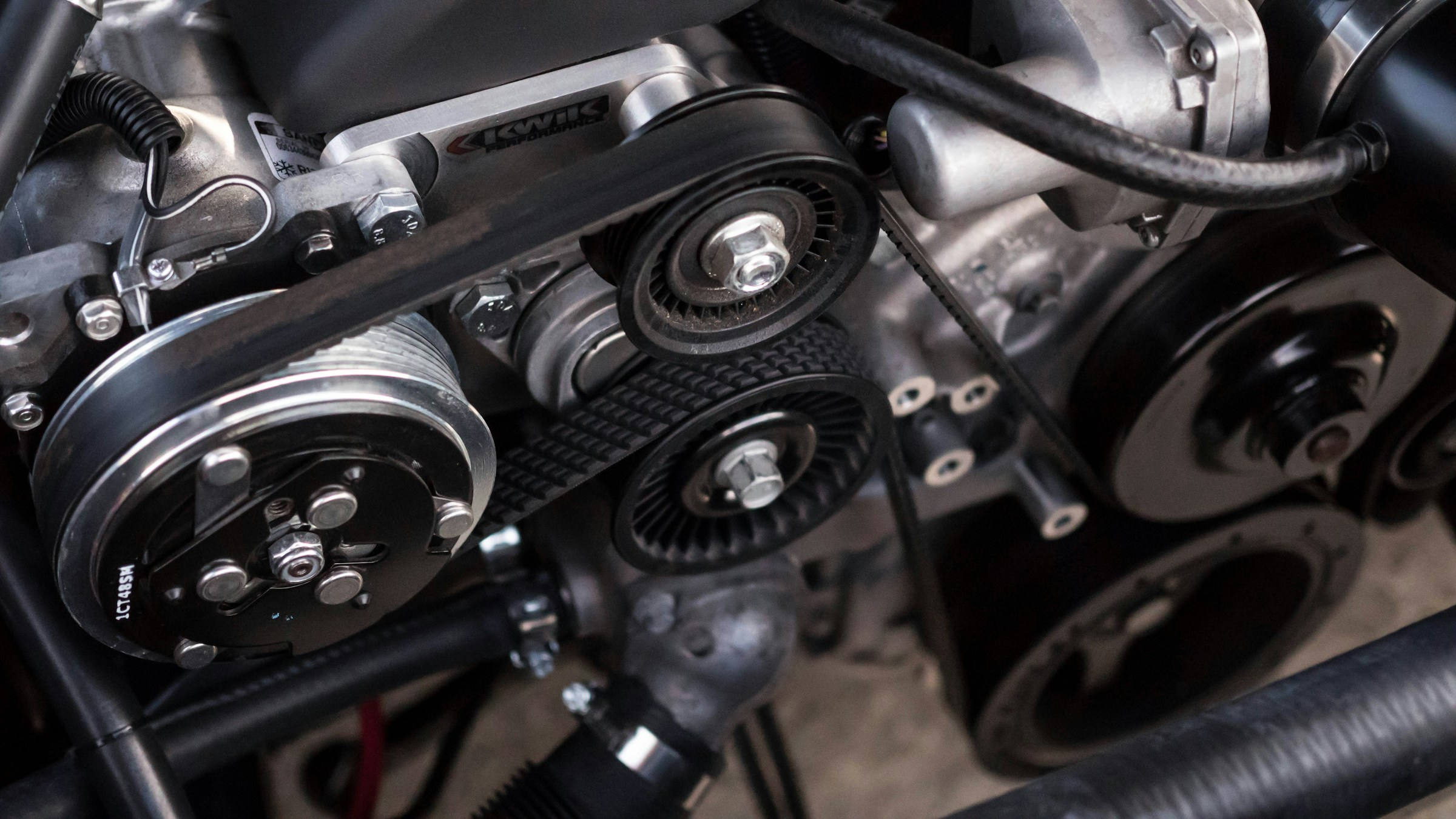Professional automotive repair shop and service bay