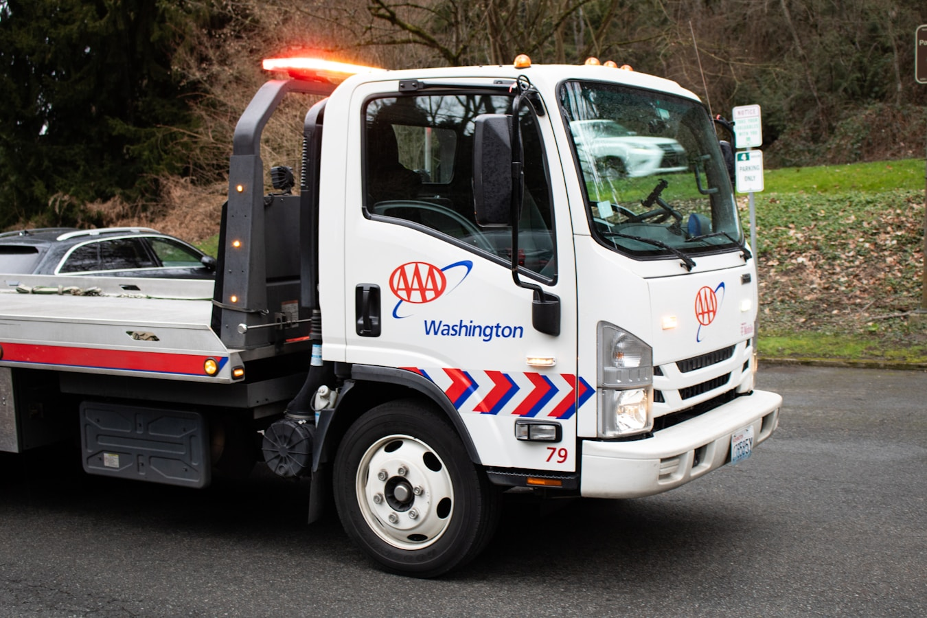Towing company branding