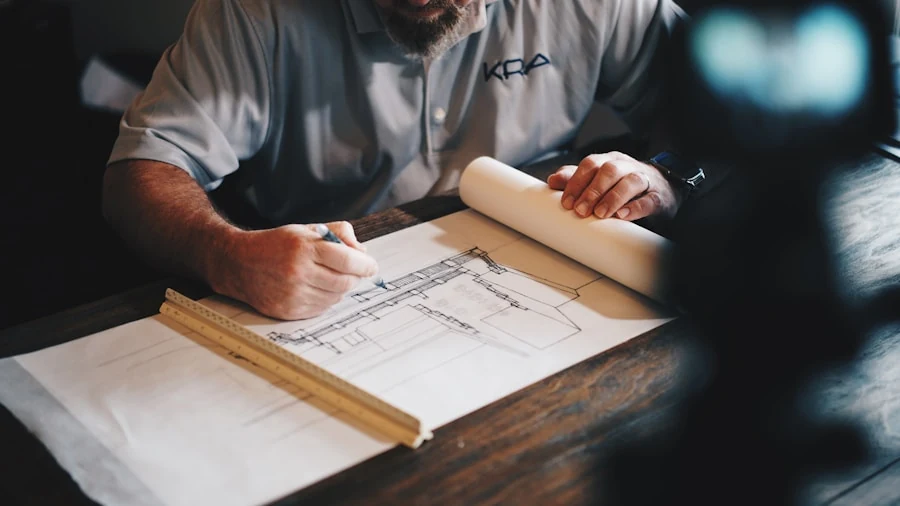 Residential wood framing on a construction site