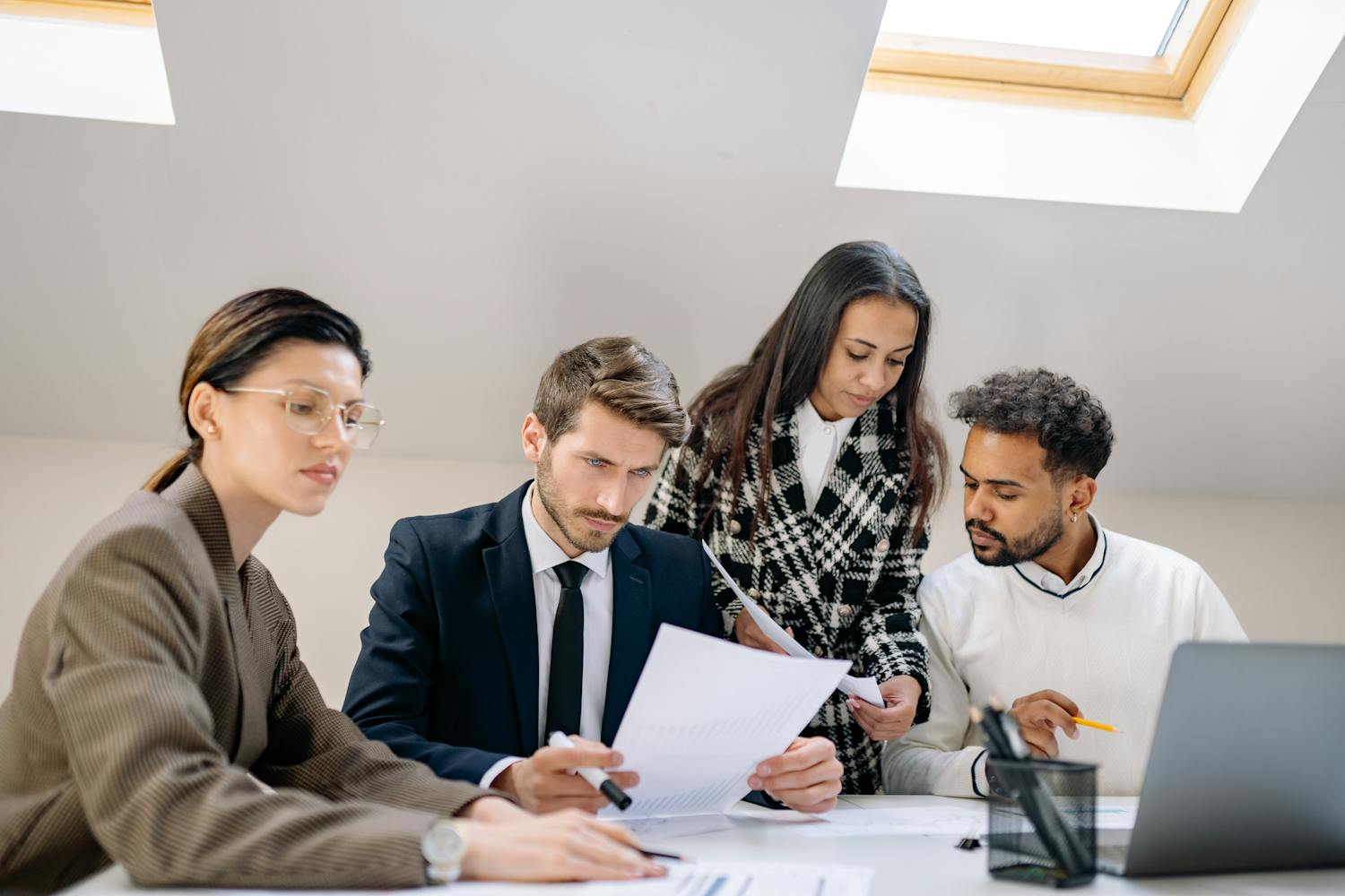 Coaching professional presenting strategy session