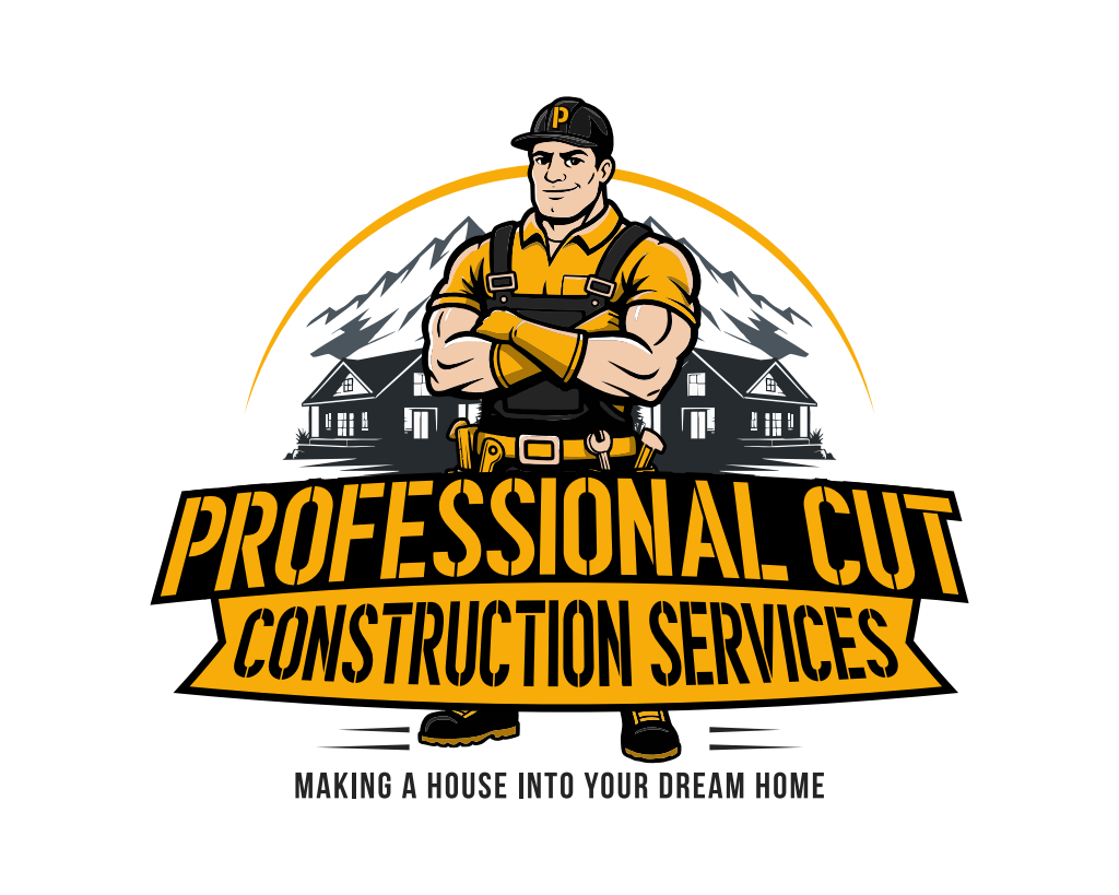 Professional Cut Construction Services logo preview