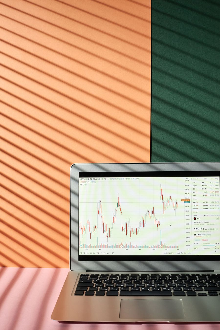 Close-up of laptop screen displaying software code