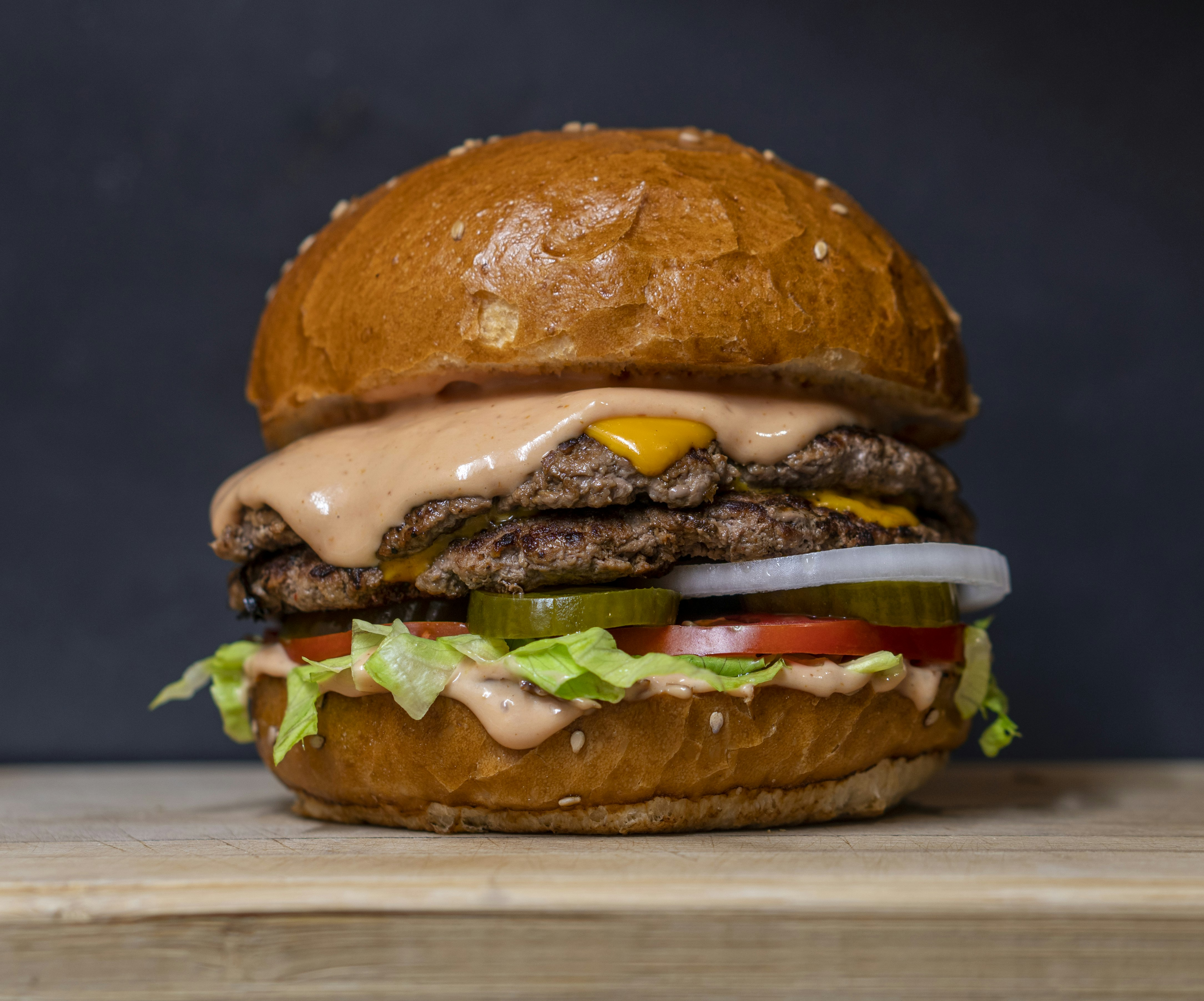 Burger restaurant branding