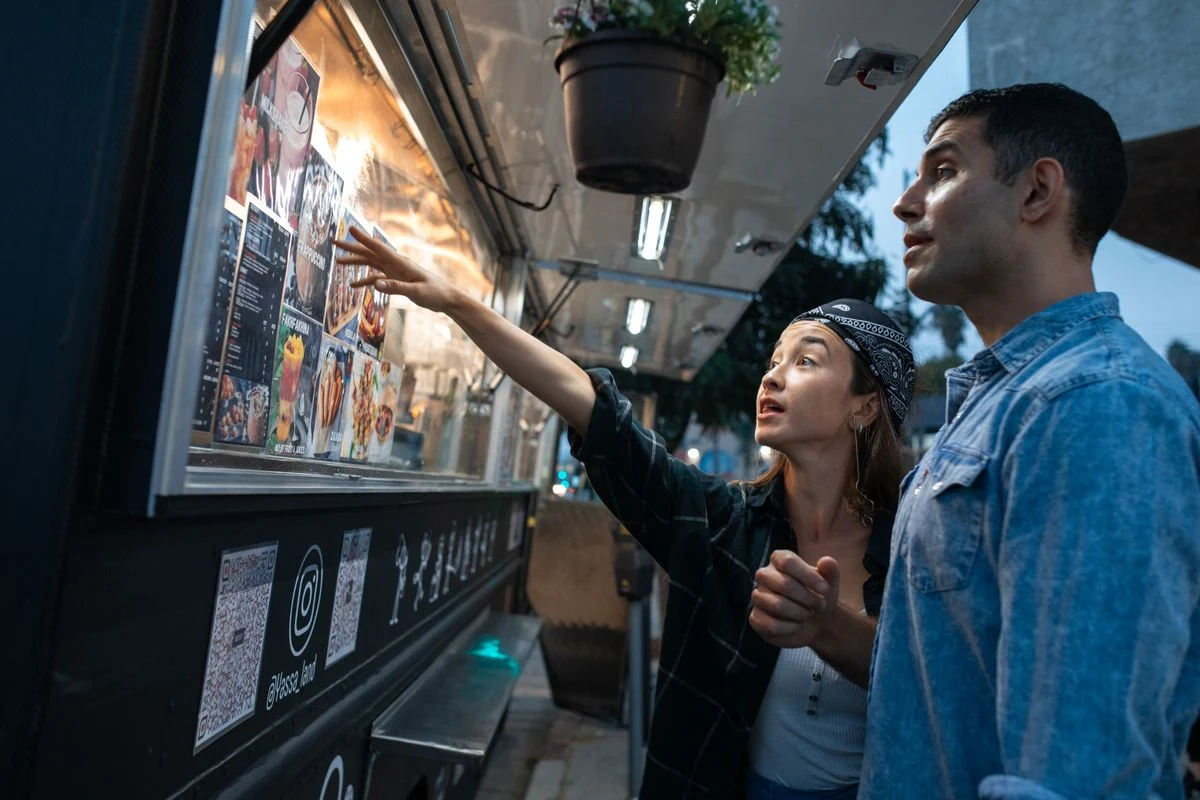 Street food menu branding case study