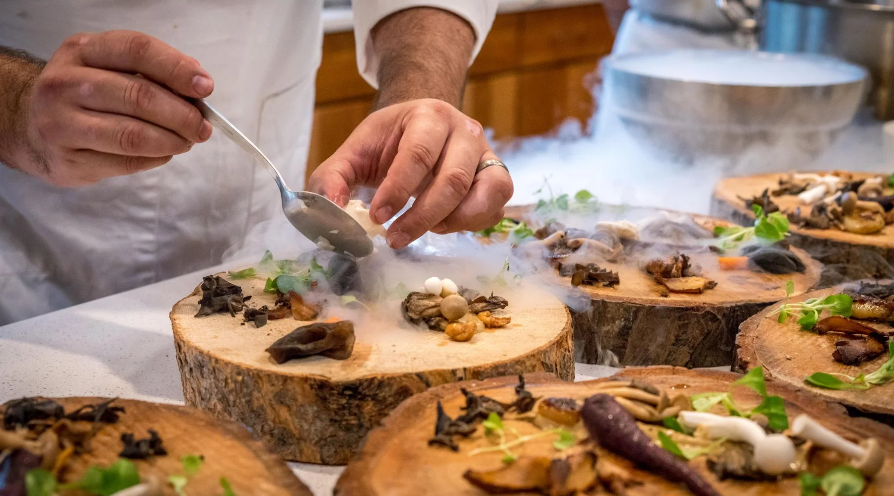 Food brand kitchen and dining atmosphere