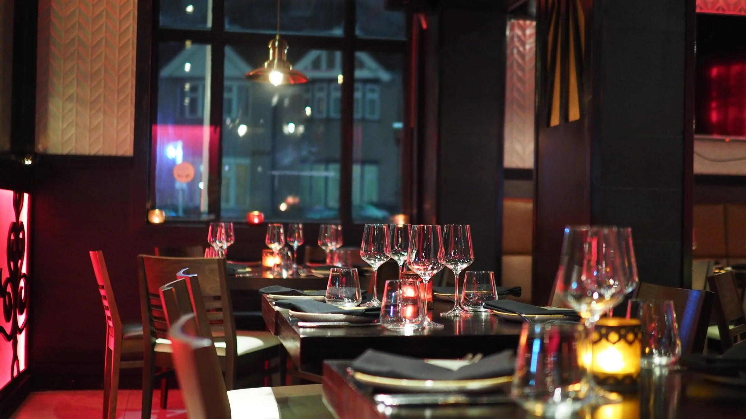 Restaurant kitchen and food brand atmosphere