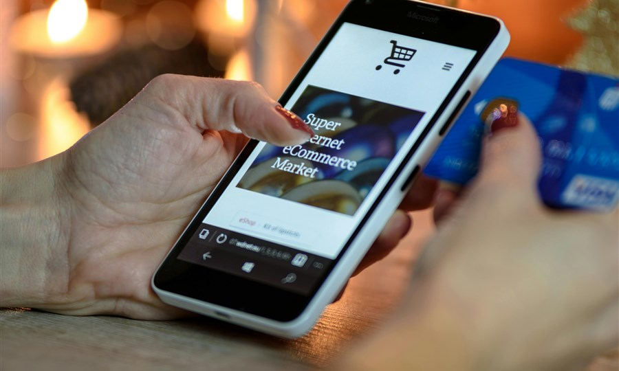 Online marketplace logo design
