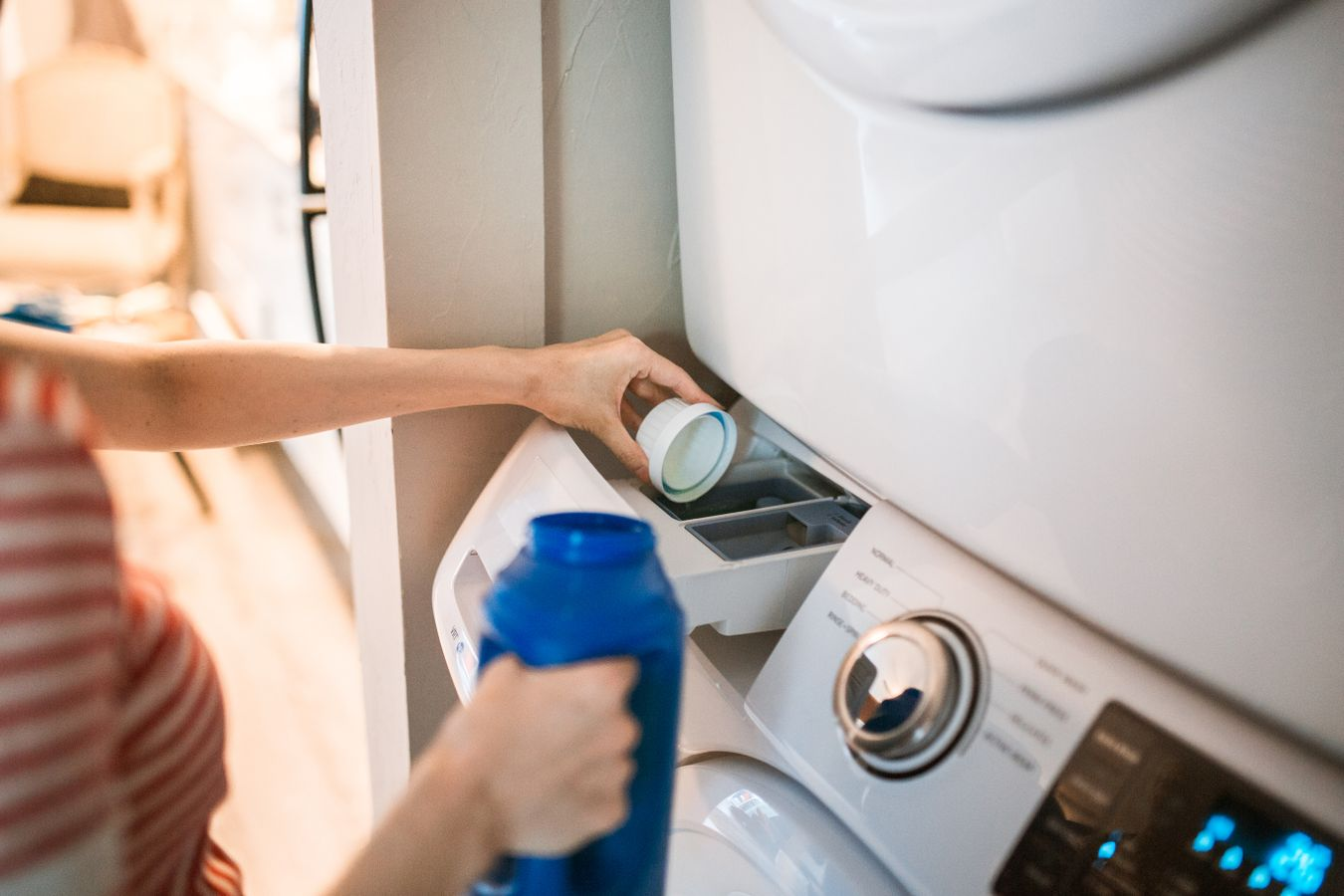Professional laundry business branding and service presentation