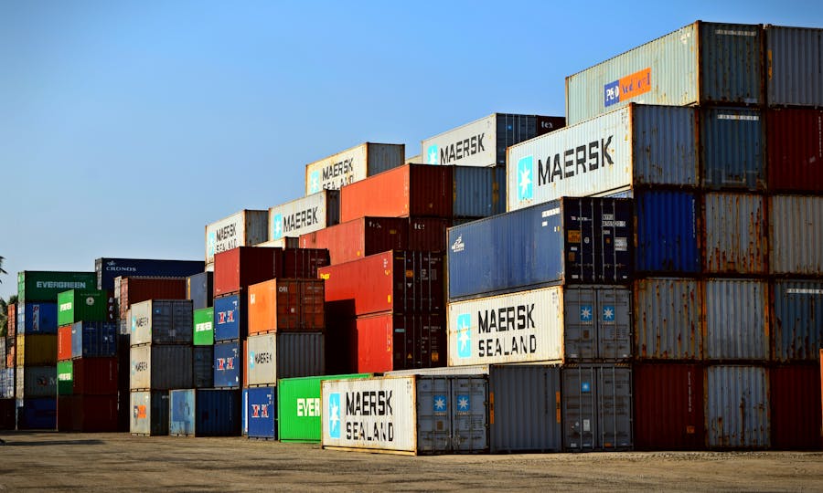 Shipping company logo design